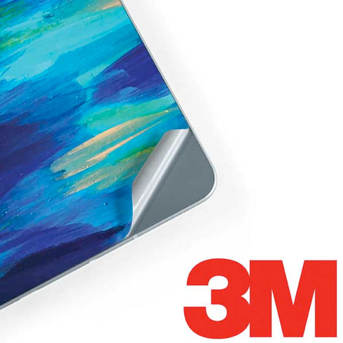 Etta Vee Ocean Blue Brush Stroke Galaxy Book 12in Skin